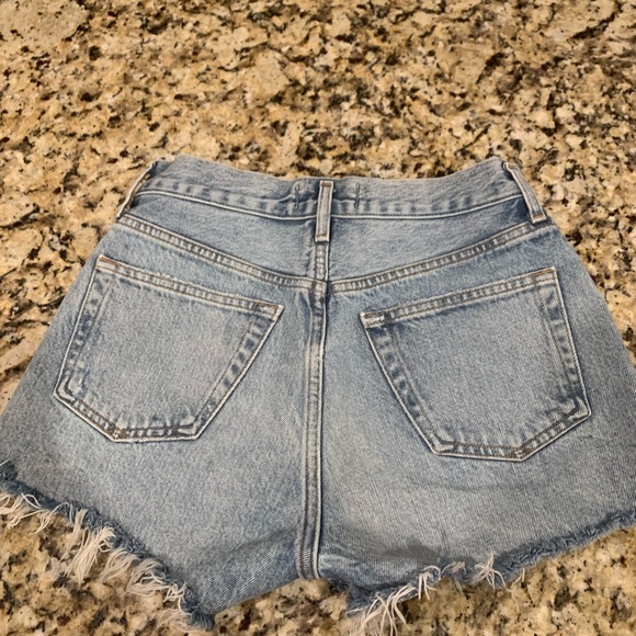 Agolde size 23 denim shorts style Parker like new - Picture 2 of 3